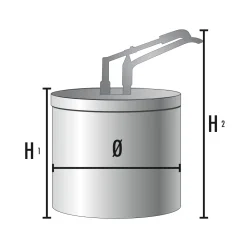 2.7 | GKC-R-BKA-165 | Druckknopfdosierspender
