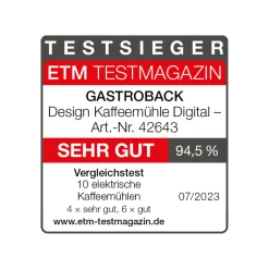 Design Kaffeemühle Digital