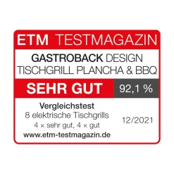 Design Tischgrill Plancha & BBQ