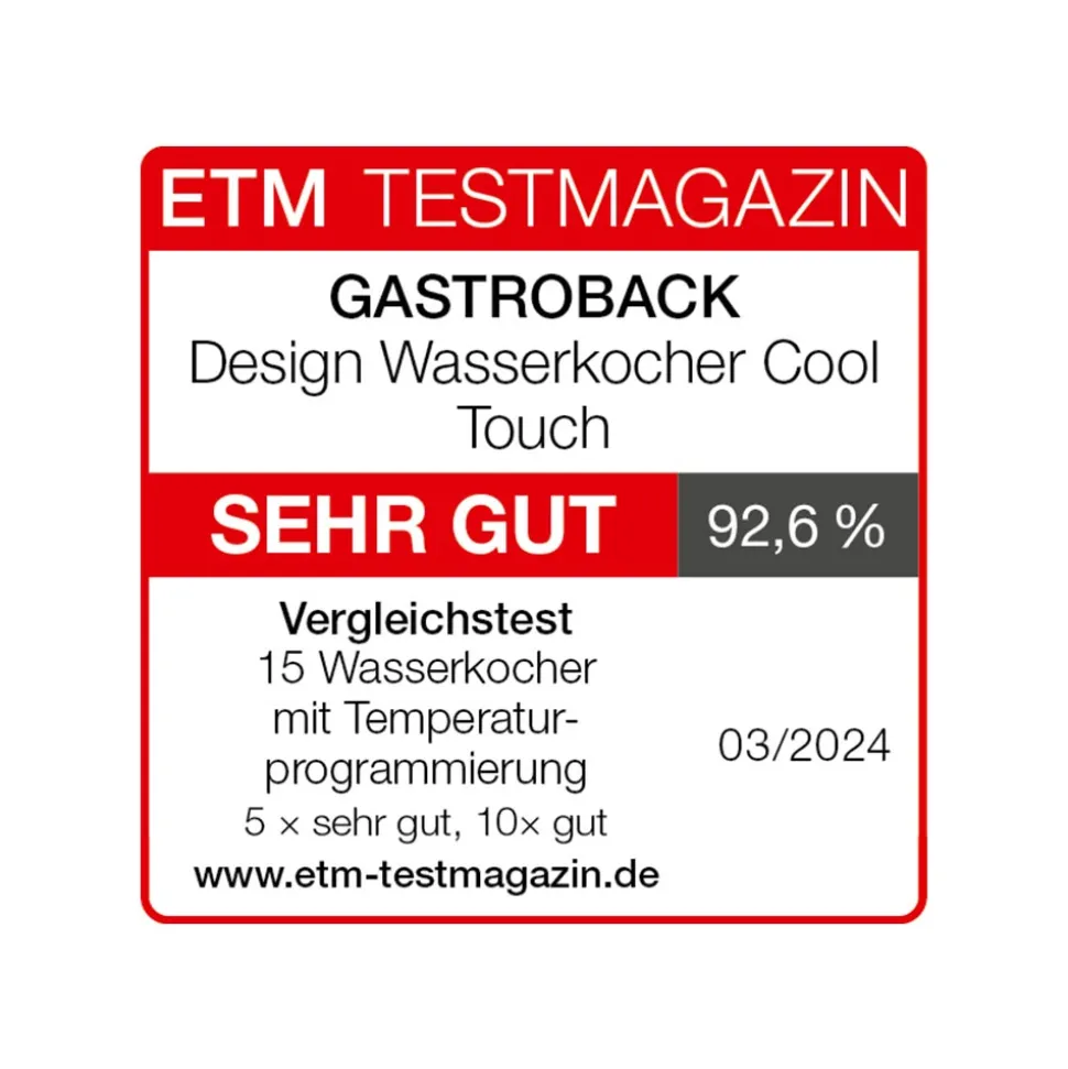 Design Wasserkocher Cool Touch