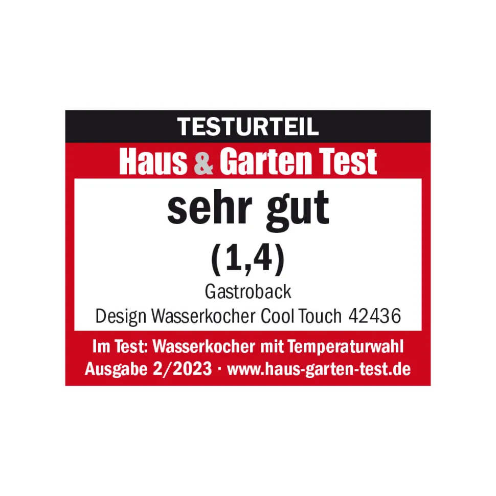Design Wasserkocher Cool Touch