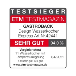 Design Wasserkocher Express