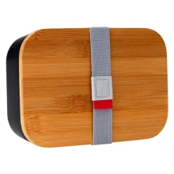 Gastroback Lunchbox schwarz, mit Bambusdeckel