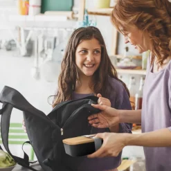 Gastroback Lunchbox schwarz, mit Bambusdeckel