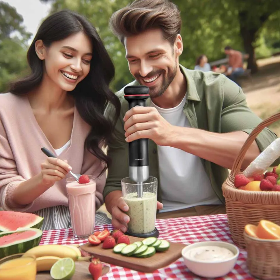 Kabelloser Design Stabmixer Set 5 in 1