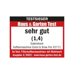 Kaffeemaschine Grind & Brew Pro