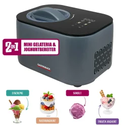 Mini Gelateria 2-in-1 Kompressor-Eismaschine 1 l